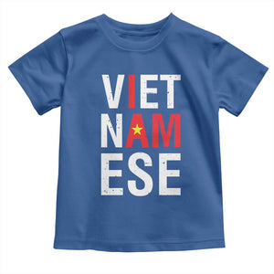 I Am Vietnamese Toddler T Shirt Viet Nam Flag Pride TS09 Royal Blue Print Your Wear