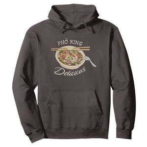 Vietnamese Food Lover Hoodie Pho King Delicious TS09 Dark Chocolate Print Your Wear