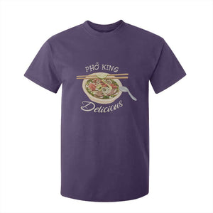 Vietnamese Food Lover T Shirt For Kid Pho King Delicious TS09 Purple Print Your Wear