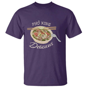 Vietnamese Food Lover T Shirt Pho King Delicious TS09 Purple Print Your Wear