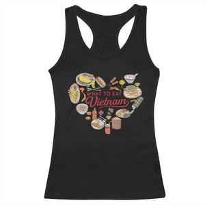 Vietnamese Food Lover Racerback Tank Top What To Eat In Vietnam Viet Nam TS09 Black Print Your Wear