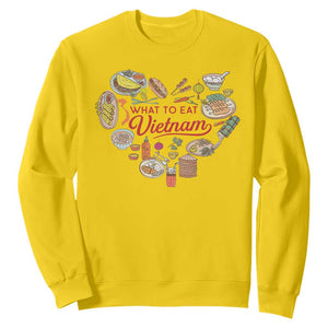 Vietnamese Food Lover Sweatshirt What To Eat In Vietnam Viet Nam TS09 Daisy Print Your Wear