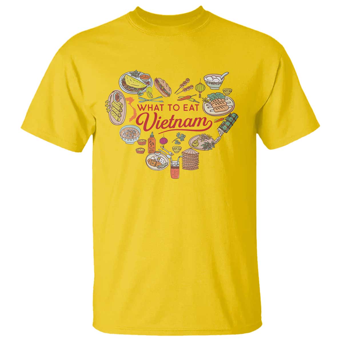 Vietnamese Food Lover T Shirt What To Eat In Vietnam Viet Nam TS09 Daisy Print Your Wear