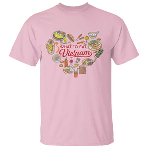 Vietnamese Food Lover T Shirt What To Eat In Vietnam Viet Nam TS09 Light Pink Print Your Wear