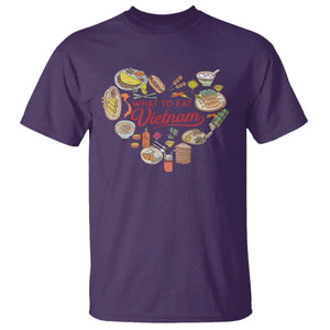 Vietnamese Food Lover T Shirt What To Eat In Vietnam Viet Nam TS09 Purple Print Your Wear