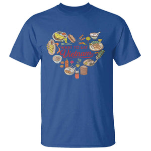 Vietnamese Food Lover T Shirt What To Eat In Vietnam Viet Nam TS09 Royal Blue Print Your Wear