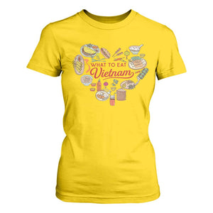 Vietnamese Food Lover T Shirt For Women What To Eat In Vietnam Viet Nam TS09 Daisy Print Your Wear
