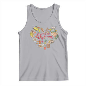Vietnamese Food Lover Tank Top What To Eat In Vietnam Viet Nam TS09 Athletic Heather Print Your Wear