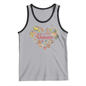 Vietnamese Food Lover Tank Top What To Eat In Vietnam Viet Nam TS09 Athletic Heather Black Print Your Wear