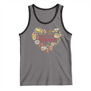 Vietnamese Food Lover Tank Top What To Eat In Vietnam Viet Nam TS09 Deep Heather Black Print Your Wear
