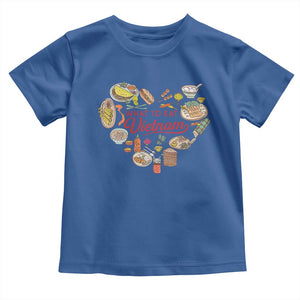 Vietnamese Food Lover Toddler T Shirt What To Eat In Vietnam Viet Nam TS09 Royal Blue Print Your Wear