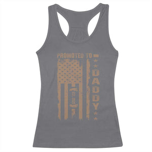 New Dad 2025 Racerback Tank Top Promoted To Daddy Est 2025 TS09 Charcoal Print Your Wear