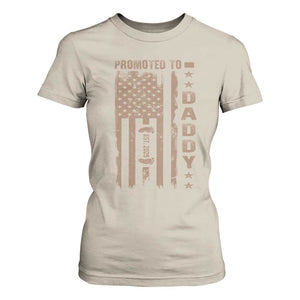 New Dad 2025 T Shirt For Women Promoted To Daddy Est 2025 TS09 Sand Print Your Wear