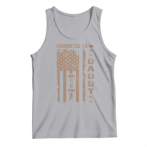 New Dad 2025 Tank Top Promoted To Daddy Est 2025 TS09 Athletic Heather Print Your Wear