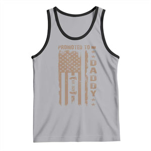 New Dad 2025 Tank Top Promoted To Daddy Est 2025 TS09 Athletic Heather Black Print Your Wear