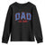 Dad Est 2025 Youth Sweatshirt Patriotic America Flag New Father TS09 Black Print Your Wear