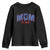Mom Est 2025 Youth Sweatshirt Patriotic America Flag New Mother TS09 Black Print Your Wear