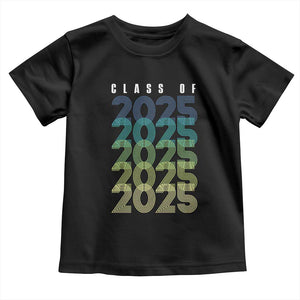 Graduation Toddler T Shirt Class Of 2025 Retro TS09 Black Print Your Wear
