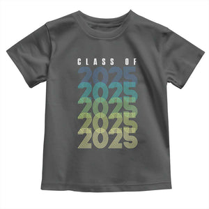 Graduation Toddler T Shirt Class Of 2025 Retro TS09 Dark Heather Print Your Wear