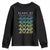 Graduation Youth Sweatshirt Class Of 2025 Retro TS09 Black Print Your Wear