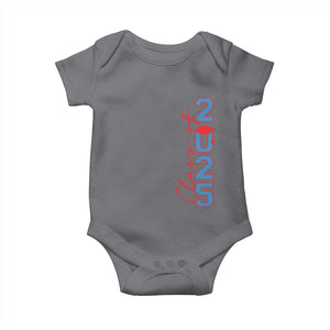 Graduation Class Of 2025 Baby Onesie TS09 Charcoal Print Your Wear