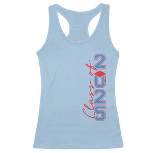 Graduation Class Of 2025 Racerback Tank Top TS09 Light Blue Print Your Wear