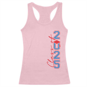 Graduation Class Of 2025 Racerback Tank Top TS09 Light Pink Print Your Wear