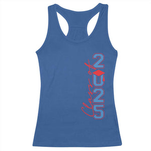 Graduation Class Of 2025 Racerback Tank Top TS09 Royal Blue Print Your Wear