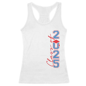 Graduation Class Of 2025 Racerback Tank Top TS09 White Print Your Wear