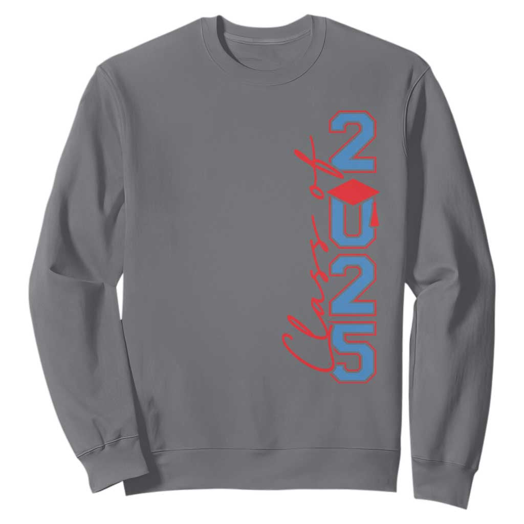 Graduation Class Of 2025 Sweatshirt TS09 Charcoal Print Your Wear