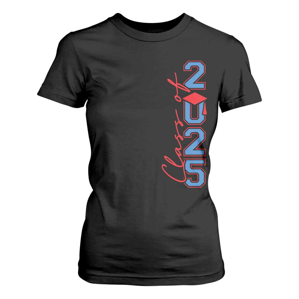 Graduation Class Of 2025 T Shirt For Women TS09 Black Print Your Wear