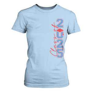 Graduation Class Of 2025 T Shirt For Women TS09 Light Blue Print Your Wear