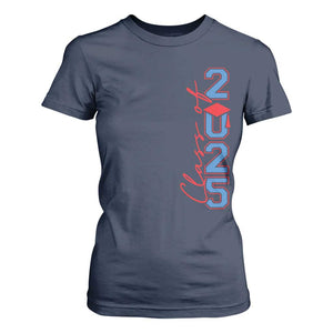 Graduation Class Of 2025 T Shirt For Women TS09 Navy Print Your Wear