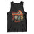 Retirement 2025 Tank Top Retired Not My Problem Anymore Retro TS09 Black Print Your Wear
