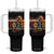 Retirement 2025 Tumbler With Handle Retired Not My Problem Anymore Retro TS09 One Size: 40 oz Black Print Your Wear