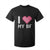 Funny Girlfriend T Shirt For Kid I Love My BF Boyfriend Valentines TS09 Black Print Your Wear