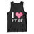 Funny Boyfriend Tank Top I Love My GF Girlfriend Valentines TS09 Black Print Your Wear