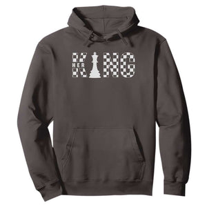 Her King Chess Couple Matching Hoodie TS09 Dark Chocolate Print Your Wear