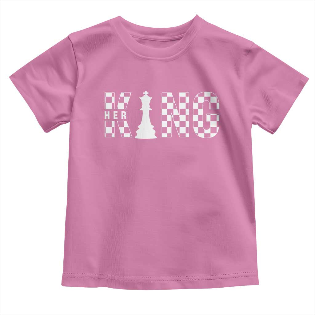 Her King Chess Couple Matching Toddler T Shirt TS09 Azalea Print Your Wear