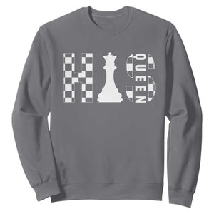 His Queen Chess Couple Matching Sweatshirt TS09 Charcoal Print Your Wear
