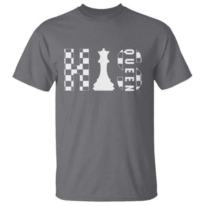 His Queen Chess Couple Matching T Shirt TS09 Charcoal Print Your Wear