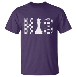 His Queen Chess Couple Matching T Shirt TS09 Purple Print Your Wear