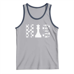 Couple Matching Chess His Queen Tank Top TS09 Athletic Heather Navy Print Your Wear
