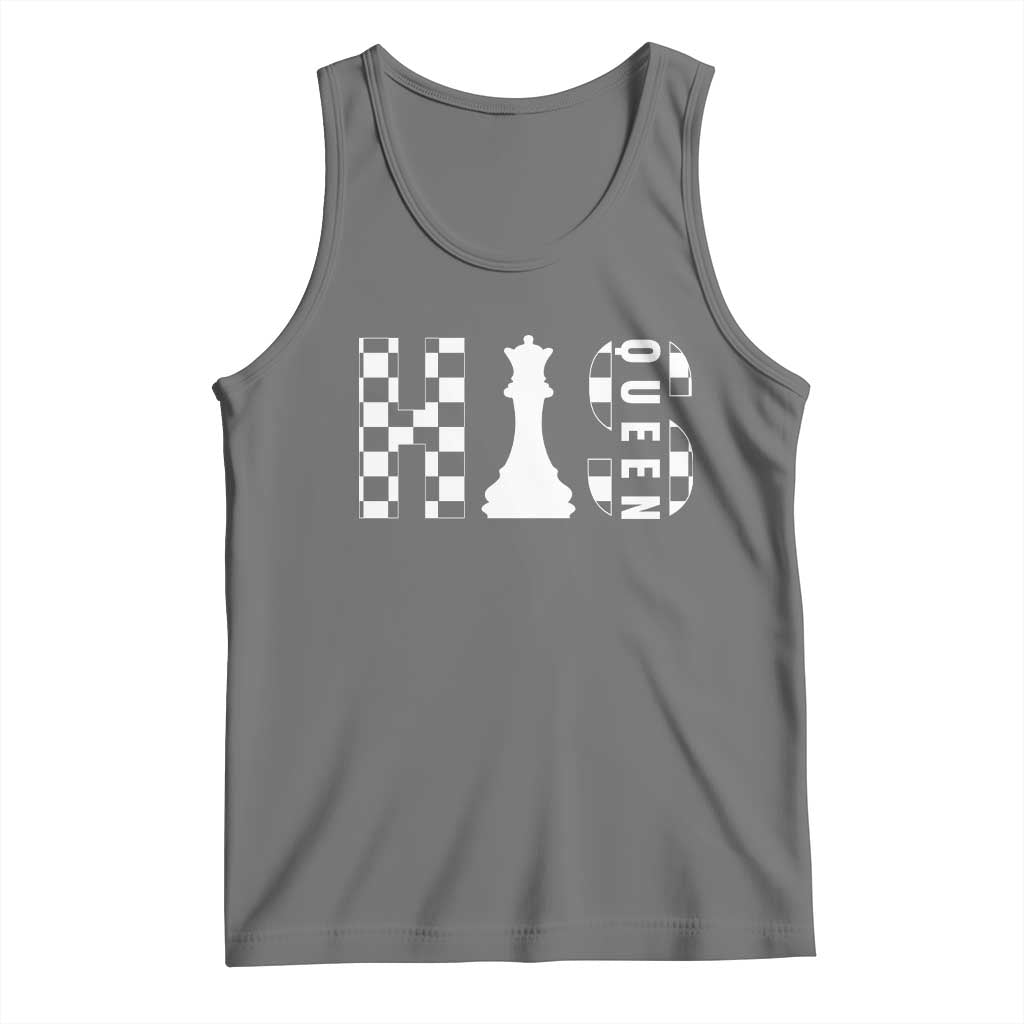 Couple Matching Chess His Queen Tank Top TS09 Black Heather Print Your Wear