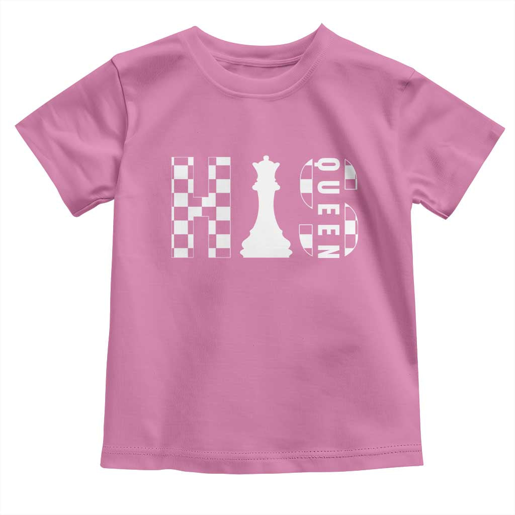 His Queen Chess Couple Matching Toddler T Shirt TS09 Azalea Print Your Wear