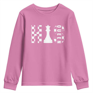 His Queen Chess Couple Matching Youth Sweatshirt TS09 Azalea Print Your Wear