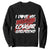 Funny Boyfriend Sweatshirt I Love My Cougar Girlfriend Valentines TS09 Black Print Your Wear