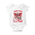 Funny Valentine's Day Baby Onesie Sorry Cupid I've Been Feral Raccoon TS09 White Print Your Wear
