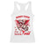 Funny Valentine's Day Racerback Tank Top Sorry Cupid I've Been Feral Raccoon TS09 White Print Your Wear