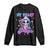 Funny Valentine's Day Long Sleeve Shirt My Heart Pops For You Cute Death Grim Popcorn TS09 Black Print Your Wear